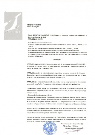 ARR2022-11-16-152 DBT PAROISSE PROTESTANTE - MARCHE DE NOEL LES 10 ET 11 DEC 2022