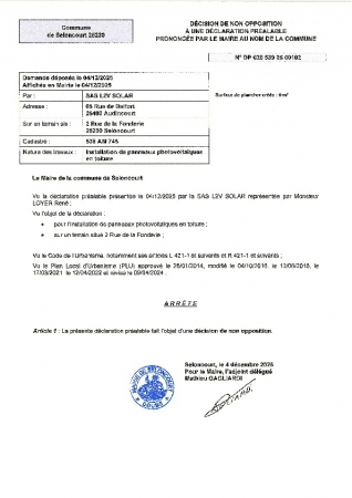 DP 25 00102 SAS L2V SOLAR